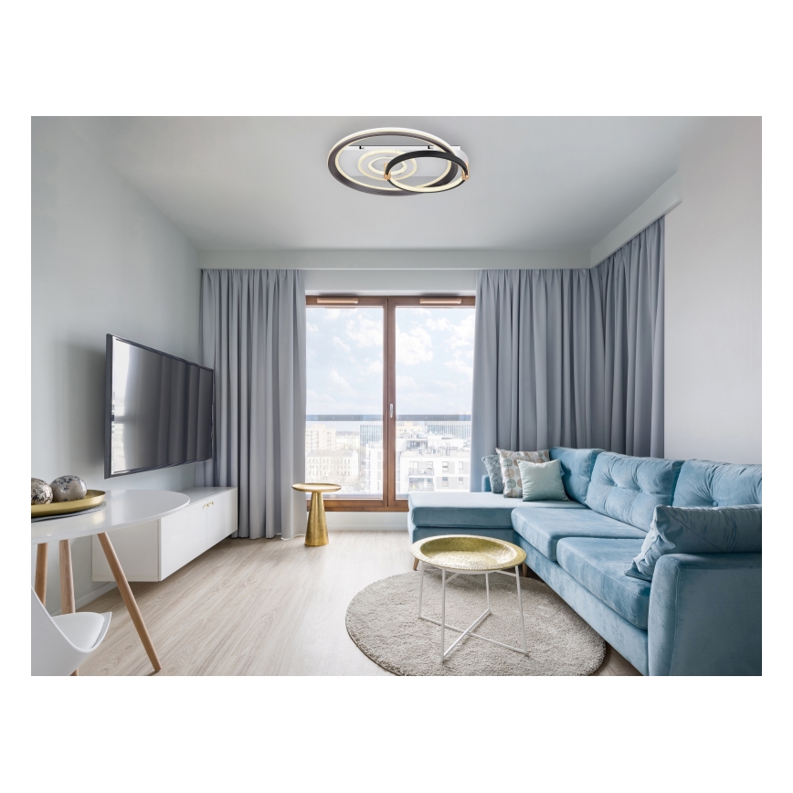 Globo 48459-46 - LED-dimmbare Deckenleuchte ANI LED/46W/230V 2700-6000K 48x52 cm + Fernbedienung