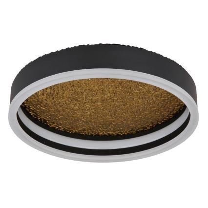 Globo - LED Deckenleuchte LED/24W/230V Ø 30 cm schwarz