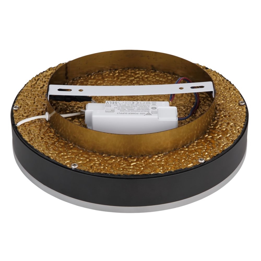 Globo - LED Deckenleuchte LED/24W/230V Ø 30 cm schwarz