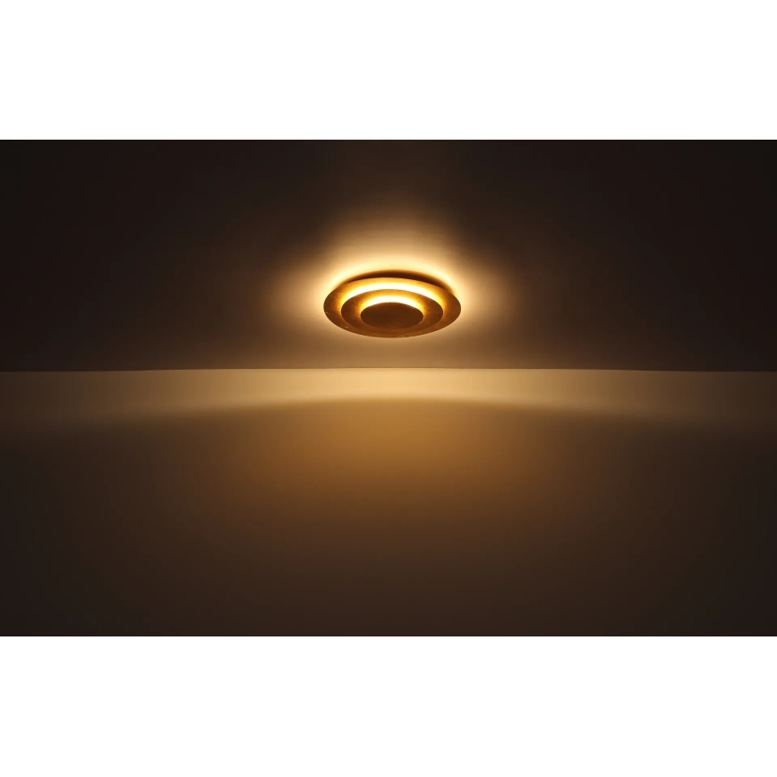 Globo - LED-Deckenleuchte LED/18W/230V 3000K Ø 18 cm goldfarben