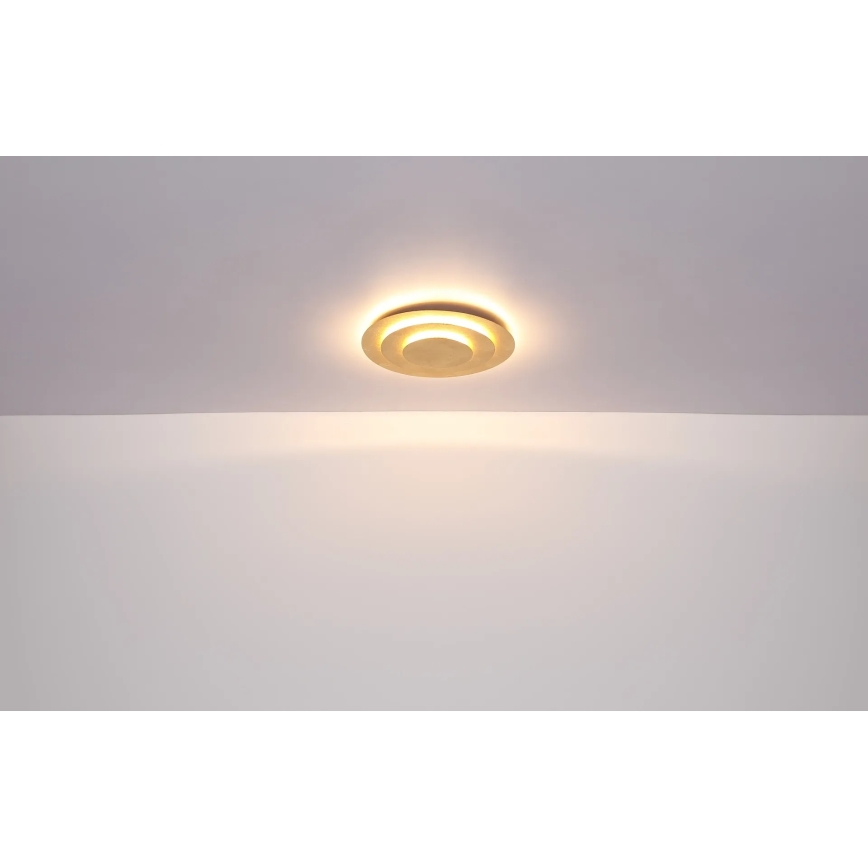 Globo - LED-Deckenleuchte LED/18W/230V 3000K Ø 18 cm goldfarben