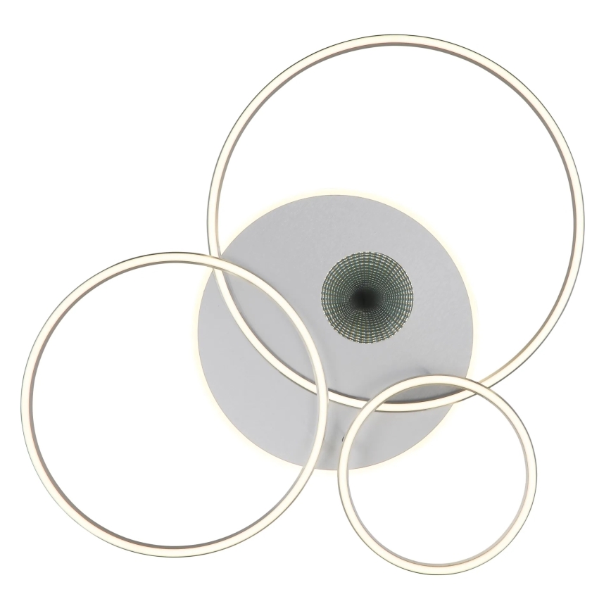 Globo - Dimmbare LED-Deckenleuchte LED/54W/230V 2700-6500K 90x70 cm silber + Fernbedienung