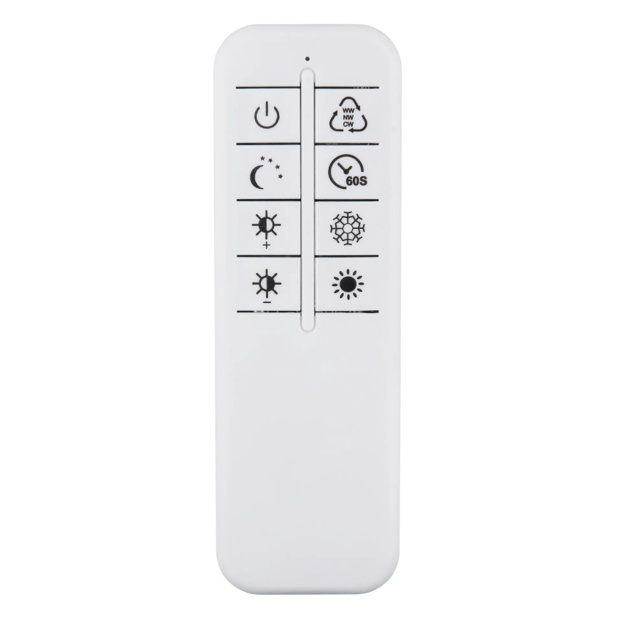 Globo - Dimmbare LED-Deckenleuchte LED/54W/230V 2700-6500K 90x70 cm silber + Fernbedienung
