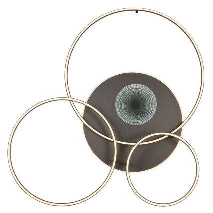 Globo - LED dimmbare Deckenleuchte LED/70W/230V 2700-6500K goldfarben inkl. Fernbedienung