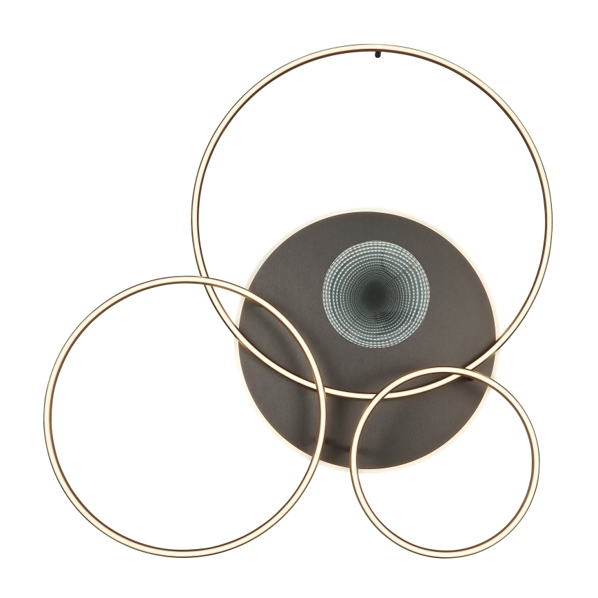 Globo - LED dimmbare Deckenleuchte LED/70W/230V 2700-6500K goldfarben inkl. Fernbedienung