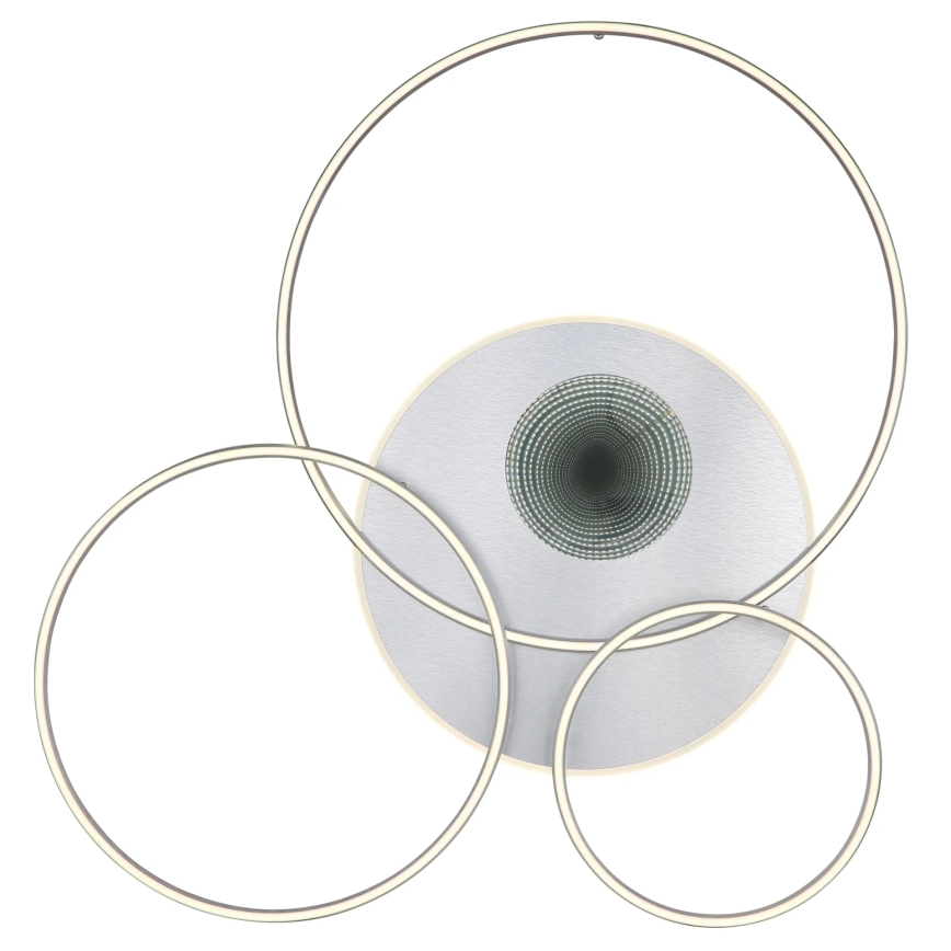 Globo - Dimmbare LED-Deckenleuchte LED/70W/230V 2700-6500K Wi-Fi Tuya mattchrom + Fernbedienung