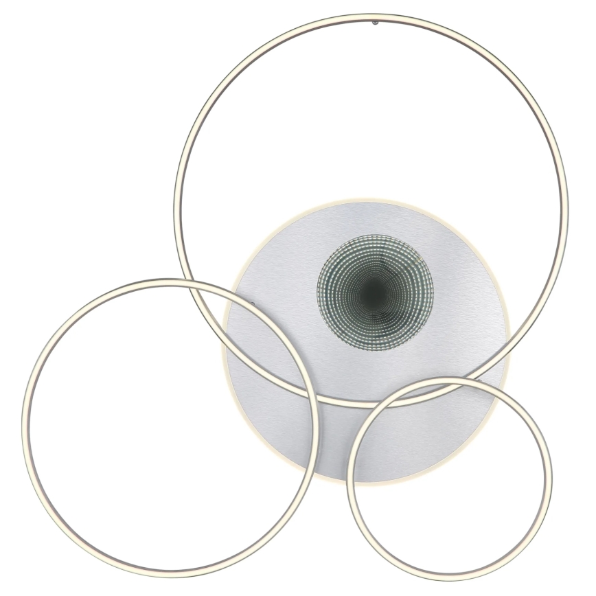 Globo - LED dimmbare Deckenleuchte LED/70W/230V 2700-6500K Wi-Fi Tuya mattchrom + Fernbedienung