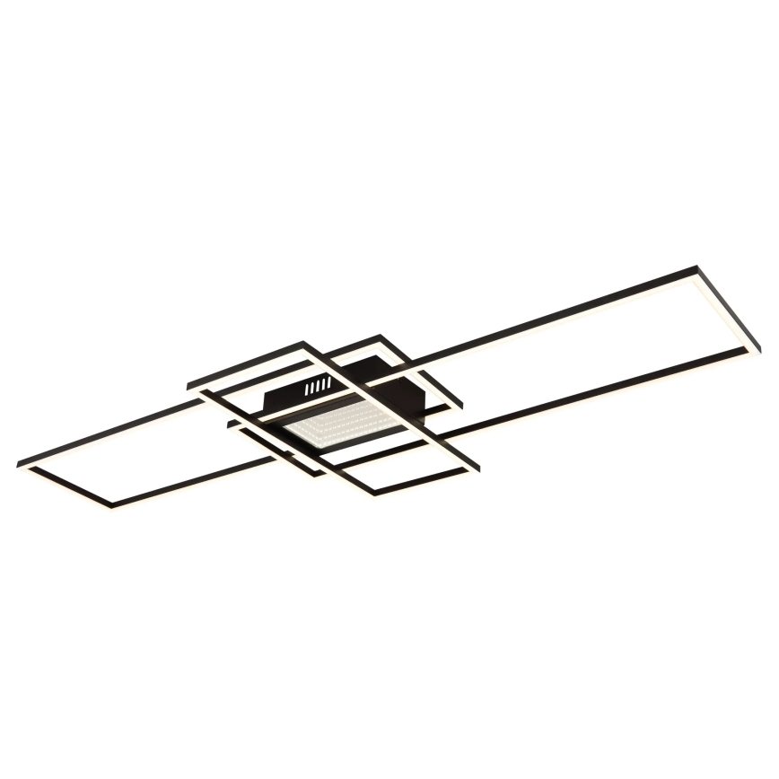 Globo - Dimmbare LED-Deckenleuchte LED/60W/230V 2700-6500K 42x110,8 cm schwarz + Fernbedienung
