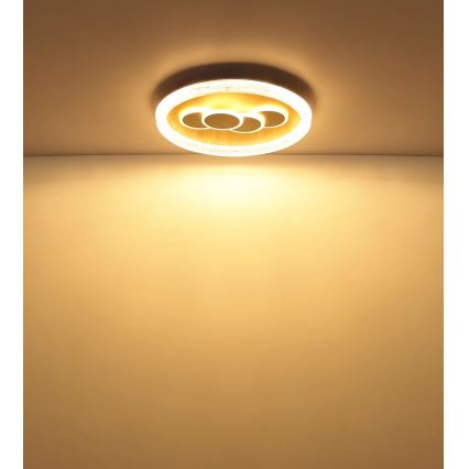 Globo - LED-Deckenleuchte LED/40W/230V 3000K Ø 49,5 cm goldfarben