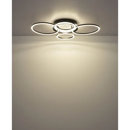 Globo - LED-Deckenleuchte LED/40W/230V 4000K 72x52 cm schwarz