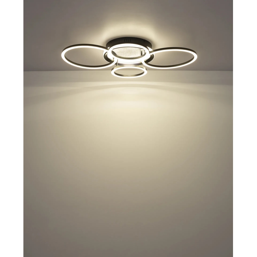 Globo - LED-Deckenleuchte LED/40W/230V 4000K 72x52 cm schwarz