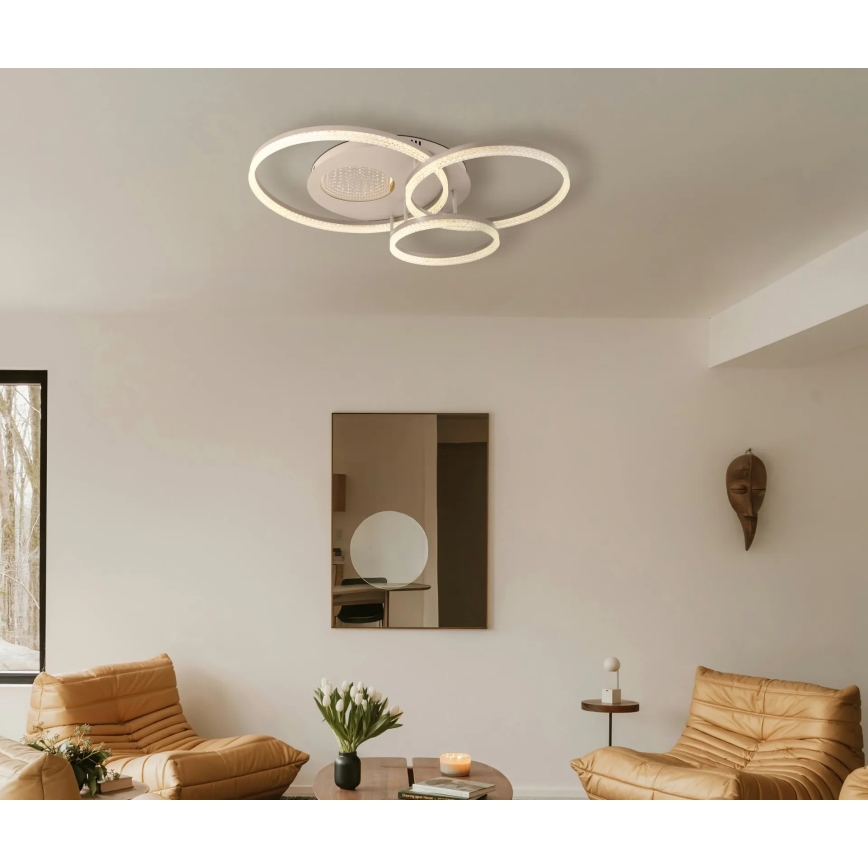 Globo - LED Deckenleuchte LED/40W/230V 3000K 78x60 cm beige