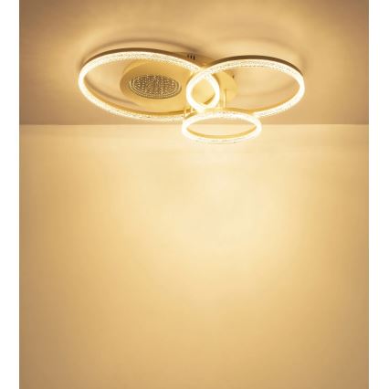 Globo - LED Deckenleuchte LED/40W/230V 3000K 78x60 cm beige