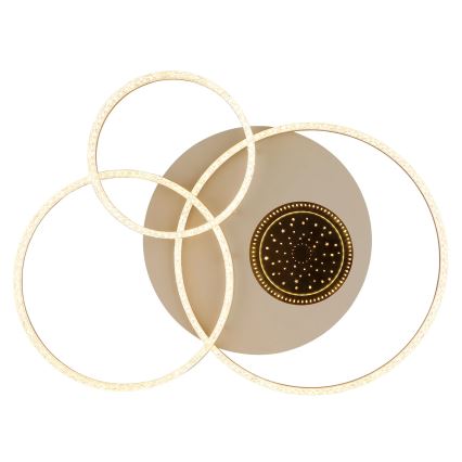 Globo - LED Deckenleuchte LED/40W/230V 3000K 78x60 cm beige