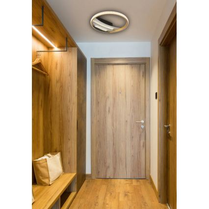 Globo - LED-Deckenleuchte, 12 W, 230 V, 3000/4000/6000 K, Ø 29,5 cm, goldfarben