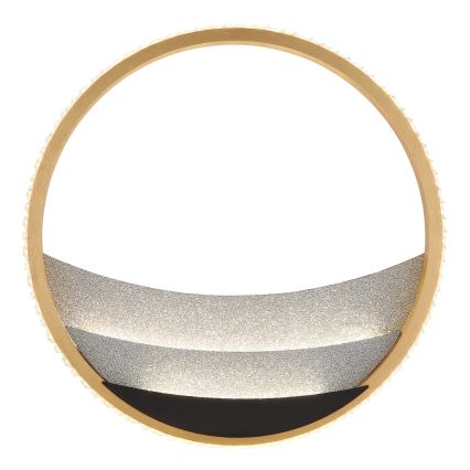 Globo - LED-Deckenleuchte, 12 W, 230 V, 3000/4000/6000 K, Ø 29,5 cm, goldfarben