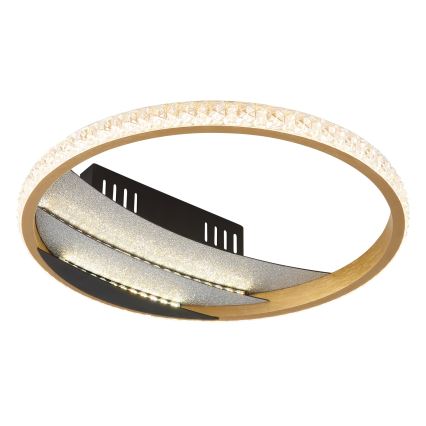 Globo - LED-Deckenleuchte, 12 W, 230 V, 3000/4000/6000 K, Ø 29,5 cm, goldfarben