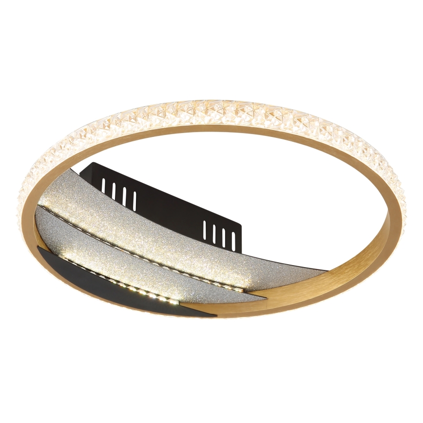Globo - LED-Deckenleuchte, 12 W, 230 V, 3000/4000/6000 K, Ø 29,5 cm, goldfarben
