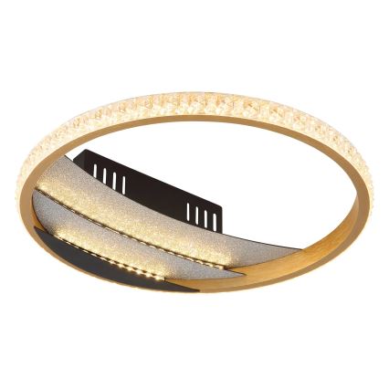Globo - LED-Deckenleuchte, 12 W, 230 V, 3000/4000/6000 K, Ø 29,5 cm, goldfarben