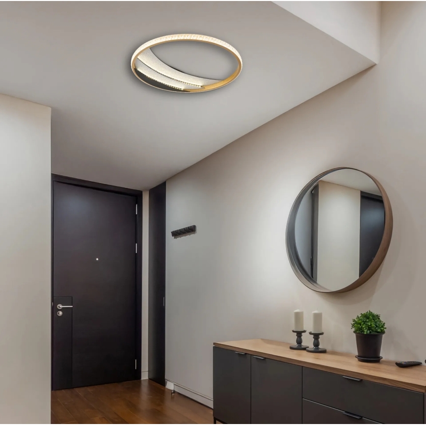 Globo - LED-Deckenleuchte LED/24W/230V 3000/4000/6000K Ø41 cm gold