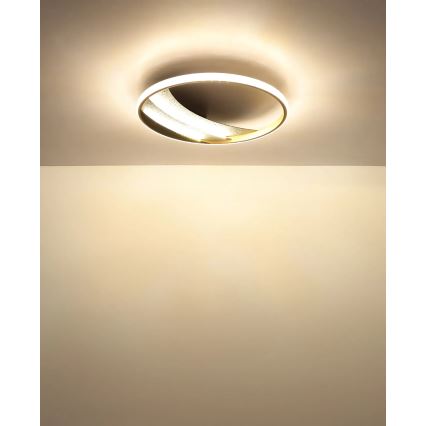 Globo - LED-Deckenleuchte LED/24W/230V 3000/4000/6000K Ø41 cm gold