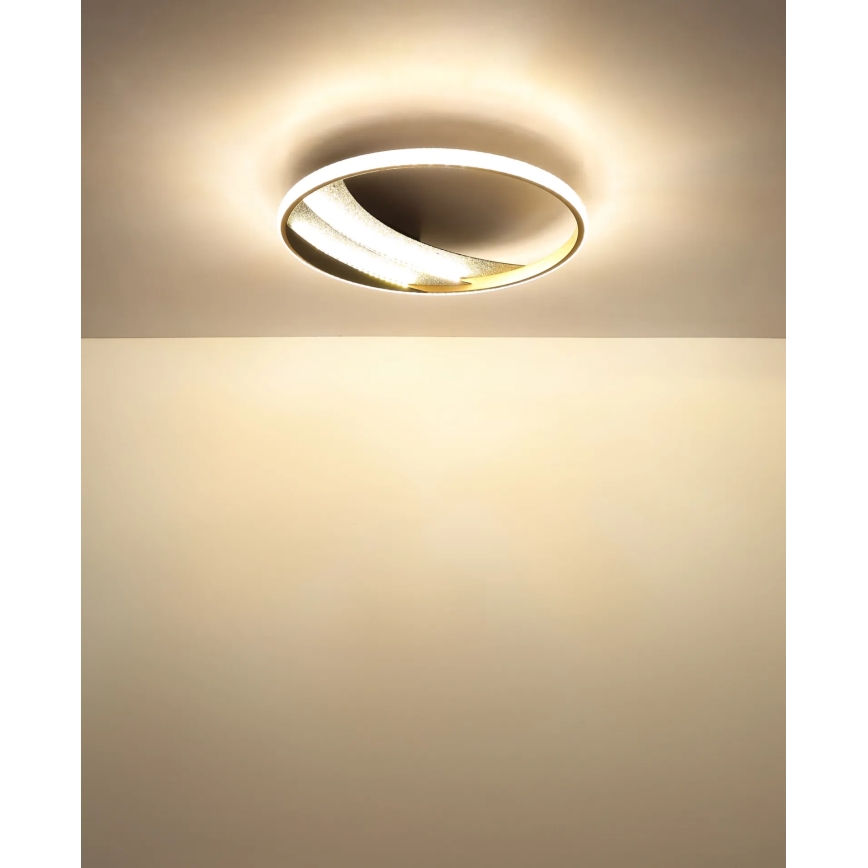 Globo - LED-Deckenleuchte LED/24W/230V 3000/4000/6000K Ø41 cm gold
