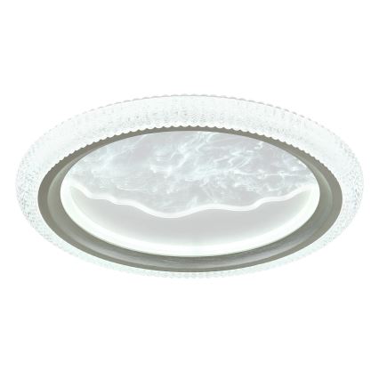 Globo - LED-Deckenleuchte LED/28 W/230 V 3000/4200/6000 K Ø 39,5 cm silber