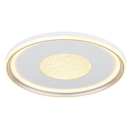 Globo - Dimmbare LED-Deckenleuchte LED/60W/230V 2700-6000K Ø 59 cm Weiß/Creme + Fernbedienung