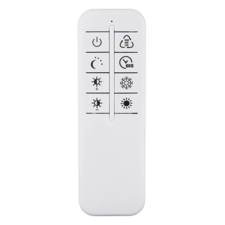Globo - Dimmbare LED-Deckenleuchte LED/60W/230V 2700-6000K Ø 59 cm Weiß/Creme + Fernbedienung