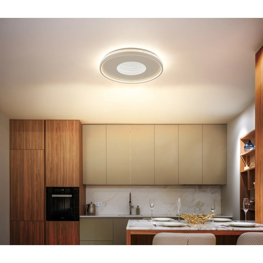 Globo - Dimmbare LED-Deckenleuchte LED/40W/230V 2700-6500K Ø 50,5 cm + Fernbedienung