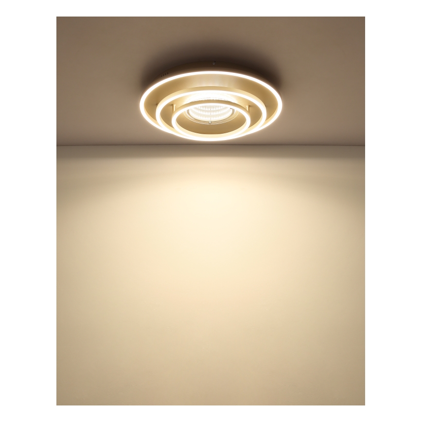 Globo - LED-Deckenleuchte LED/40W/230V 3000/4000/6000K Ø 51 cm beige