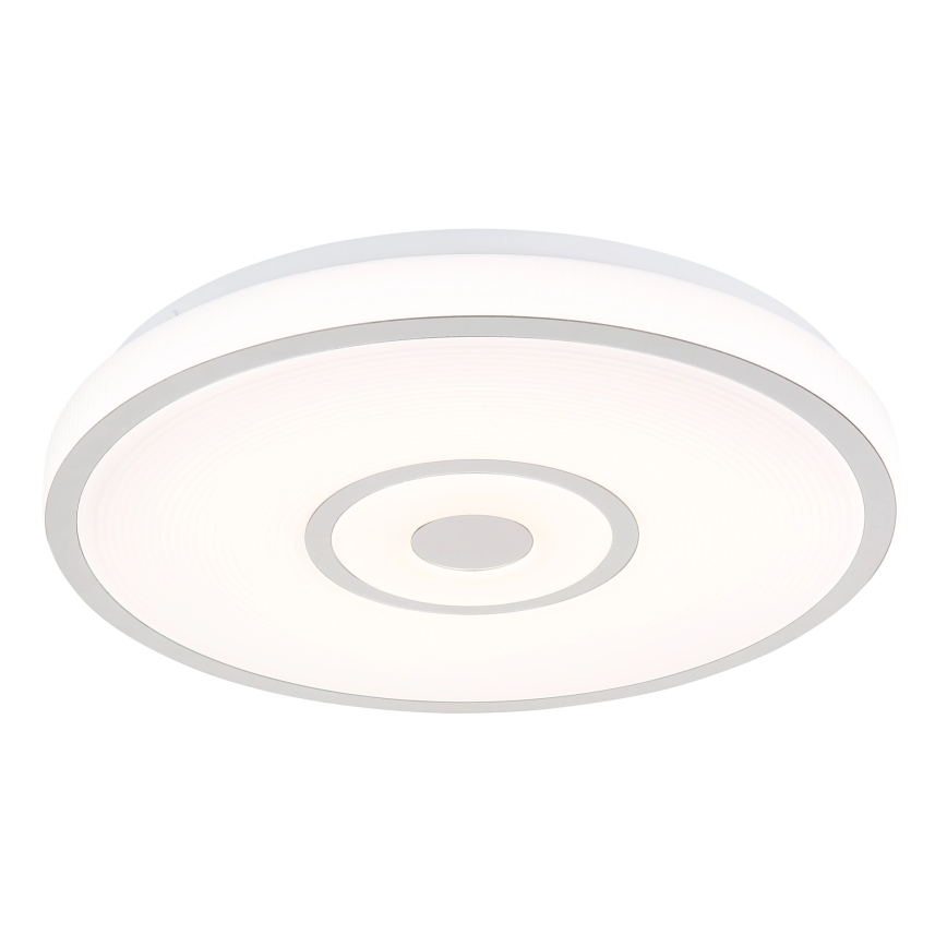 Globo - LED-Deckenleuchte LED/24W/230V 3000/4000/6000K Ø 38 cm weiß/mattchrom