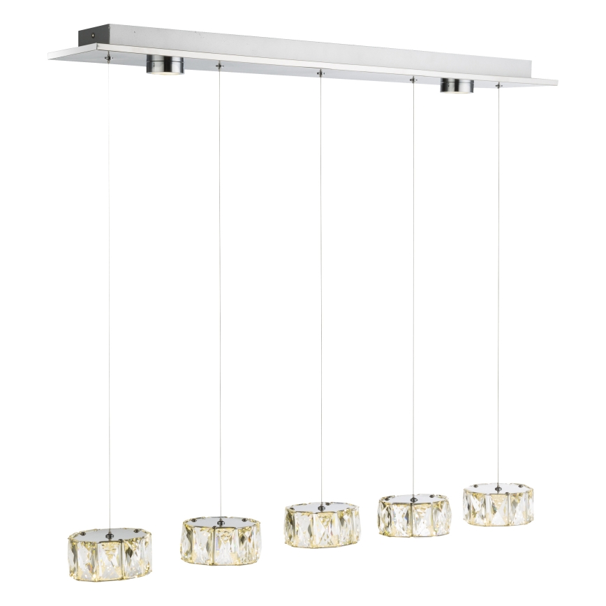 Globo - LED-Hängeleuchte LED/52W/230V 4000K glänzendes Chrom/klar