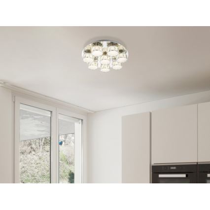 Globo - Dimmbare LED-Deckenleuchte LED/64W/230V 4000K d 50 cm