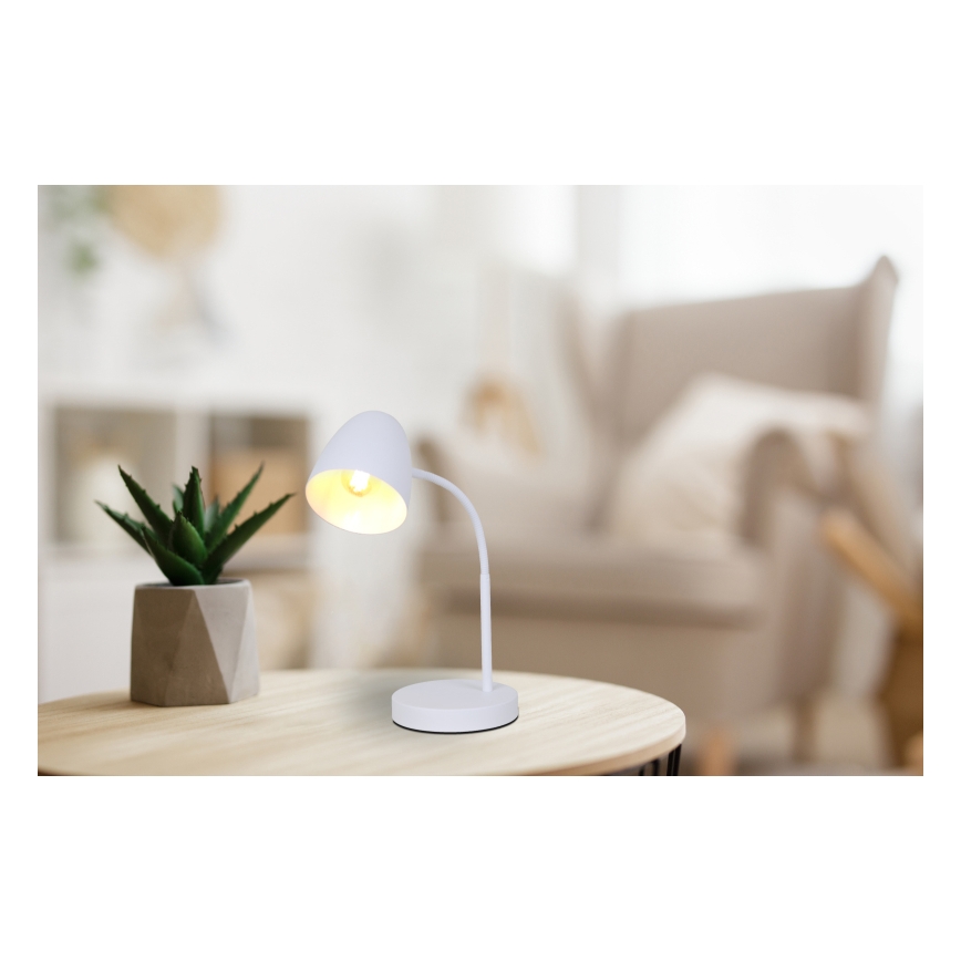 Globo - Tischleuchte 1xE14/25W/230V weiß