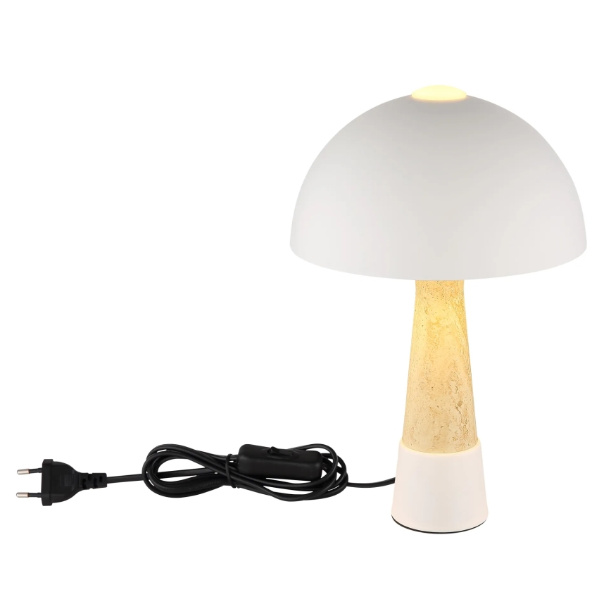 Globo - Tischlampe 1xE27ILLU/40W/230V cremefarben