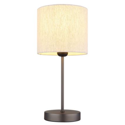 Globo - Tischlampe 1xE27/25W/230V schwarz/beige