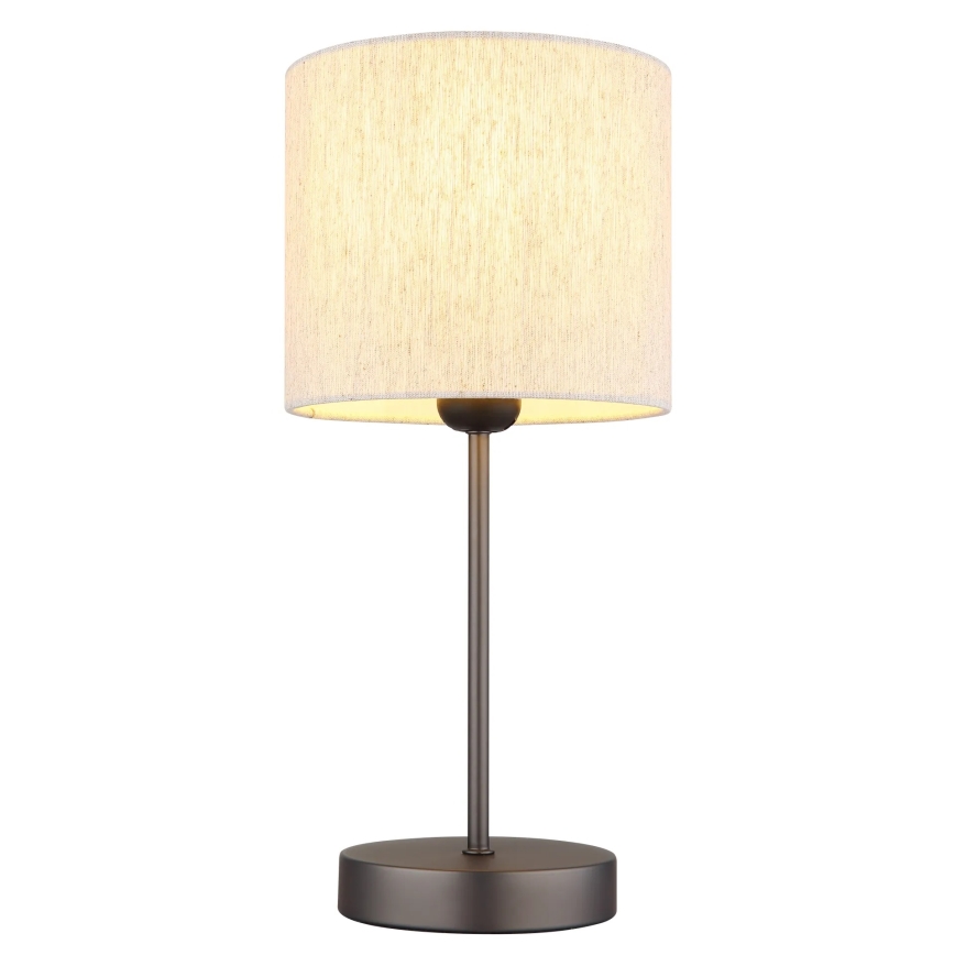Globo - Tischlampe 1xE27/25W/230V schwarz/beige