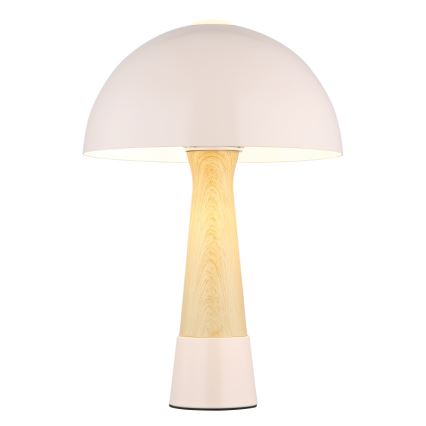 Globo - Tischlampe 1xE27ILLU/40W/230V beige