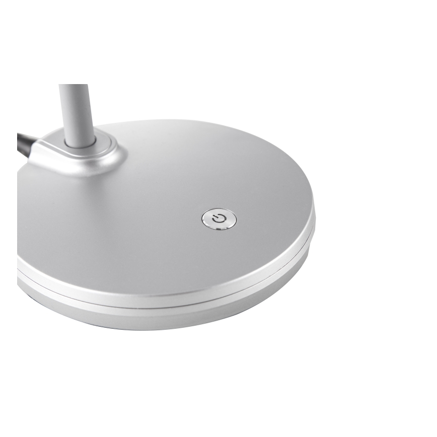 Globo - Dimmbare LED-Tischleuchte mit Touch-Funktion LED/4W/230V silbern