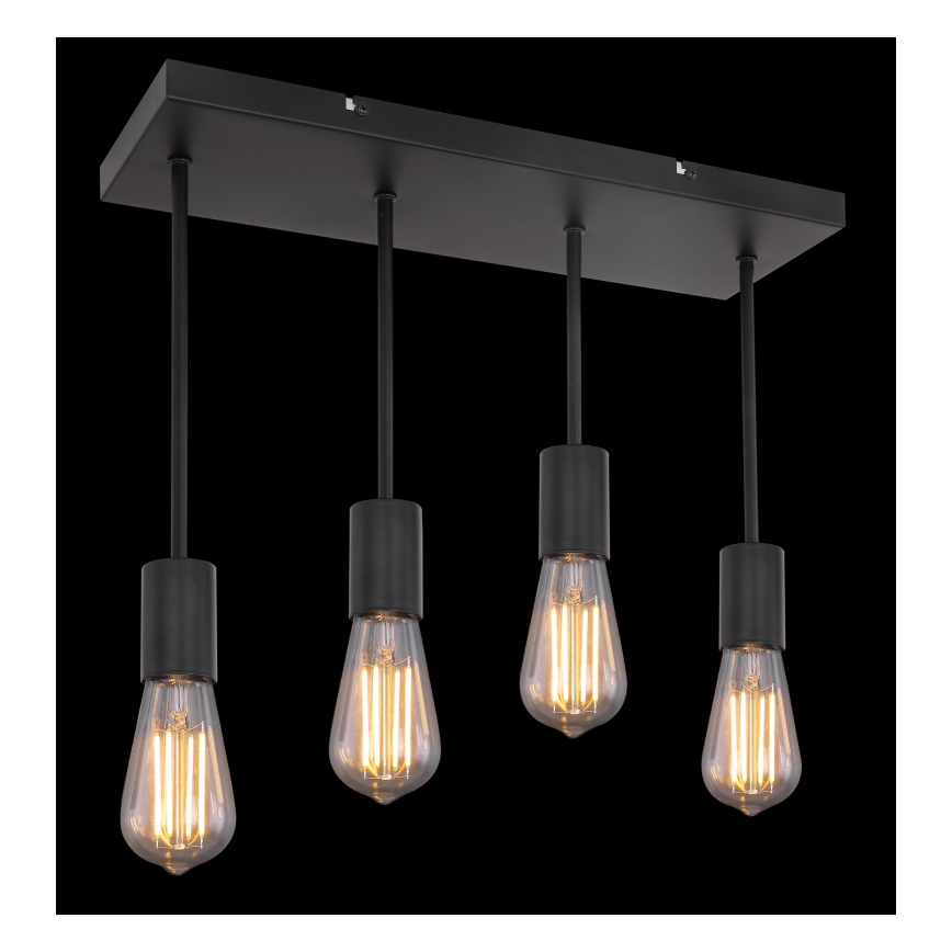 Globo - Hängeleuchte an Schnur 4xE27/60W/230V
