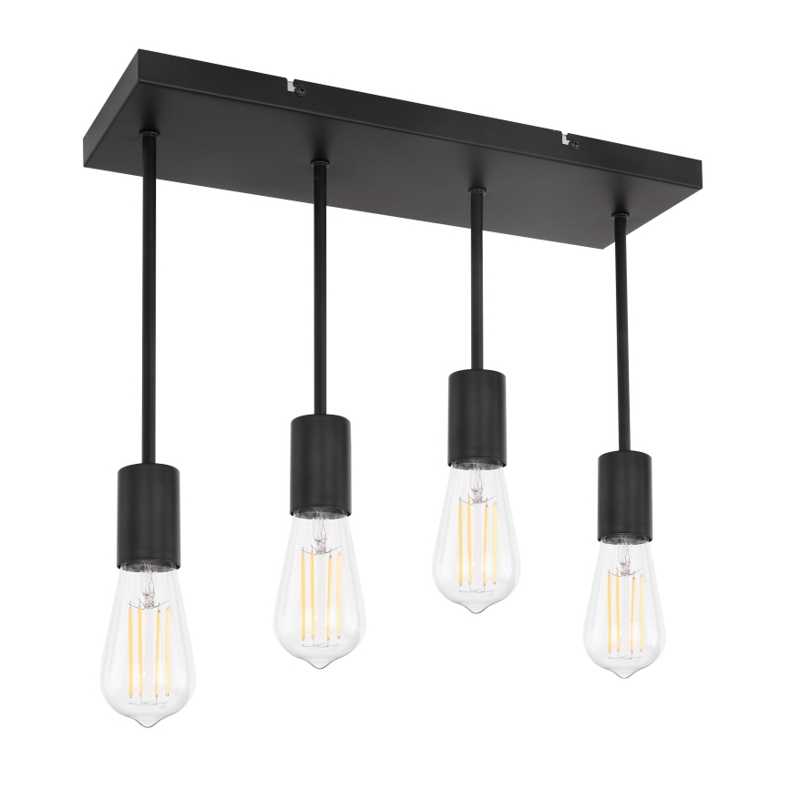 Globo - Hängeleuchte an Schnur 4xE27/60W/230V