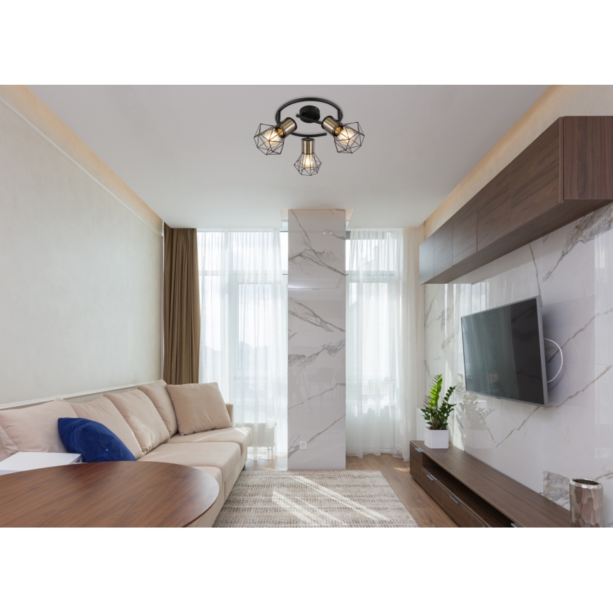 Globo - Deckenstrahler 3xE27/40W/230V