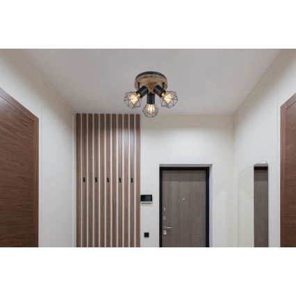 Globo - Deckenstrahler 3xE27/60W/230V