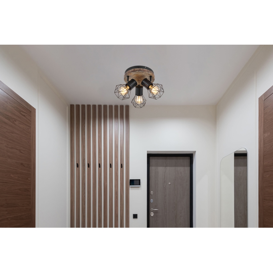 Globo - Deckenstrahler 3xE27/60W/230V