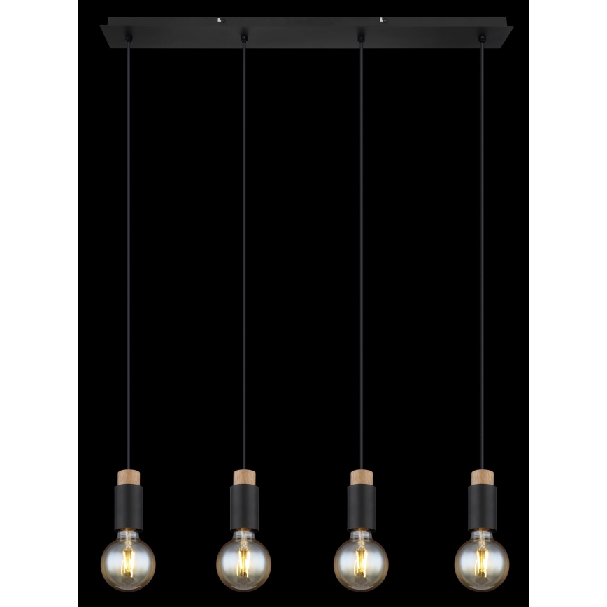 Globo - Hängeleuchte an Schnur 4xE27/40W/230V