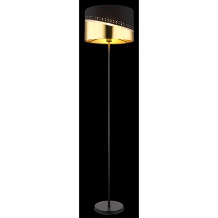 Globo - Stehleuchte 1xE27/60W/230V d 35 cm schwarz/golden