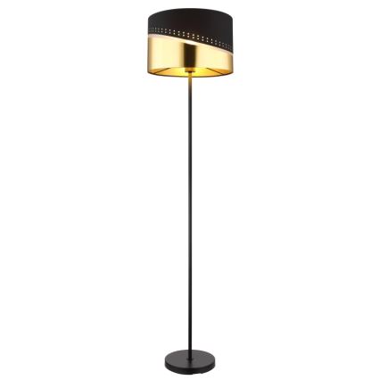Globo - Stehleuchte 1xE27/60W/230V d 35 cm schwarz/golden
