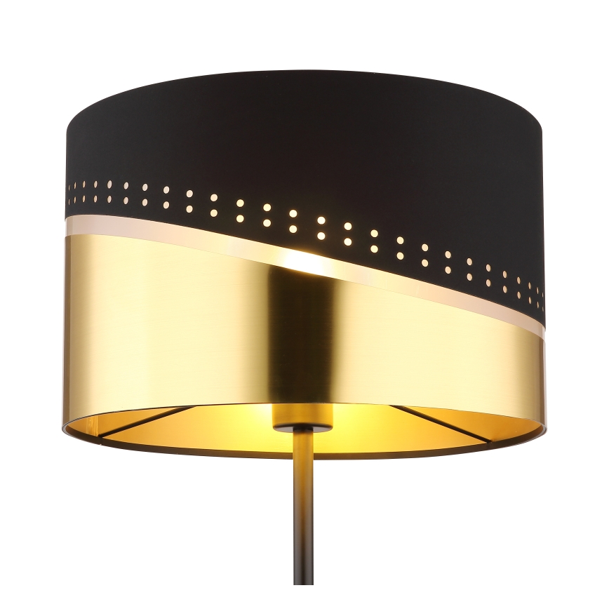 Globo - Stehleuchte 1xE27/60W/230V d 35 cm schwarz/golden