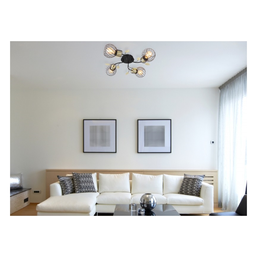 Globo - Kronleuchter 4xE27/40W/230V